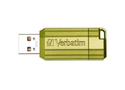 VERBATIM Flash Disk 16GB Store 'n' Go PinStripe, eukalyptově zelená