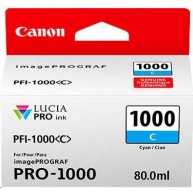 Canon CARTRIDGE PFI-1000C azurová pro ImagePROGRAF PRO-1000 (675 str.)