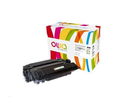 OWA Armor toner pro HP Laserjet P3015, Ese 500 MFP M525, Pro M521, 12500 Stran, CE255X, černá/black