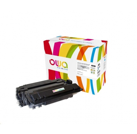 OWA Armor toner pro HP Laserjet P3015, Ese 500 MFP M525, Pro M521, 12500 Stran, CE255X, černá/black OWA Armor toner pro HP Laserjet P3015, Ese 500 MFP M525, Pro M521, 12500 Stran, CE255X, černá/black