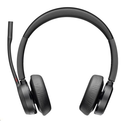 Poly Voyager 4320 MS Teams bezdrátová náhlavní souprava, BT700 USB-C adaptér, stereo