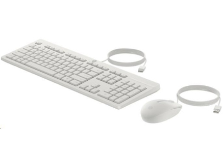 HP 225 Wired Mouse and Keyboard Combo G2 - White Hungary HP 225 Wired Mouse and Keyboard Combo G2 - White Hungary