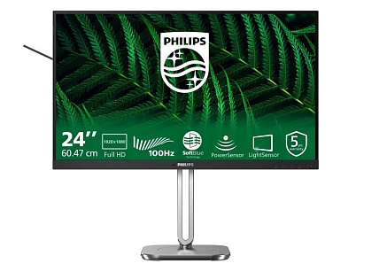 Philips MT 23,8" 24B2G5200 - 1920x1080,IPS,100Hz,D-Sub,HDMI,DP,USBhub,Repro,Pivot