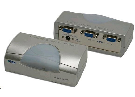 ATEN Elektronický VGA přepínač 2:1, stolní ATEN Elektronický VGA přepínač 2:1, stolní