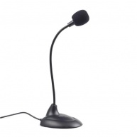 GEMBIRD mikrofon na stůl MIC-205, černý