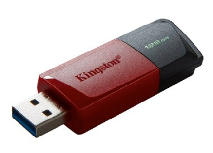 Kingston Flash Disk 128GB USB3.2 Gen 1 DataTraveler Exodia M (Black + Red)