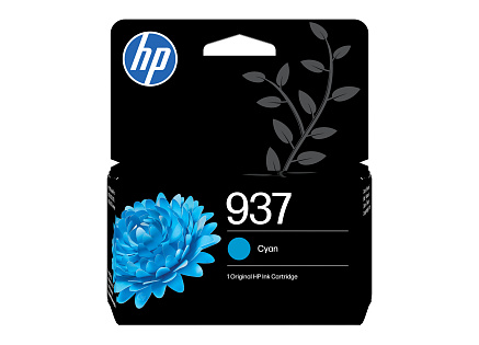 HP 937 Cyan Original Ink Cartridge (800 pages)