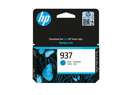 HP 937 Cyan Original Ink Cartridge (800 pages)