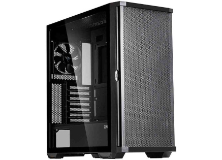 Zalman skříň Z10 / ATX / 3x140 + 1x120 mm fan / 2xUSB 3.0 / USB-C / tvrzené sklo