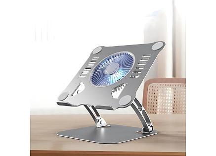 WG - Chladící podložka pro notebook, 15,6", stříbrná