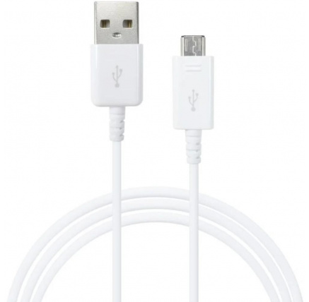 Samsung datový kabel EP-DG925UWE, micro USB, bílá (bulk) Samsung datový kabel EP-DG925UWE, micro USB, bílá (bulk)