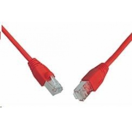 Solarix Patch kabel CAT6 SFTP PVC 2m červený snag-proof C6-315RD-2MB