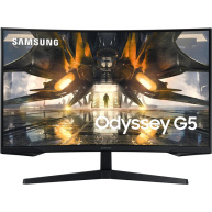 BAZAR - SAMSUNG MT LED LCD Gaming Monitor 32" Odyssey LS32AG550EUXEN-prohnutý, VA,1ms,165Hz,2560x1440,HDMI,Display Port