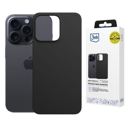 3mk ochranný kryt HARDY MagSilicone pro Apple iPhone 13 Pro Max Black 3mk ochranný kryt HARDY MagSilicone pro Apple iPhone 13 Pro Max Black