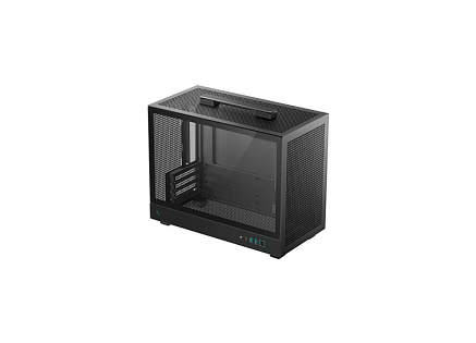 DEEPCOOL Case CH160 PLUS, mATX, Průhledná bočnice, černá DEEPCOOL Case CH160 PLUS, mATX, Průhledná bočnice, černá