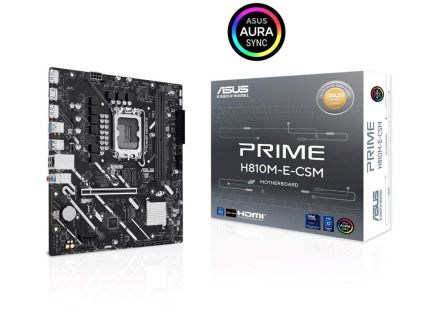 ASUS MB Sc LGA1851 PRIME H810M-E-CSM, Intel H810, 2xDDR5, 2xDP, 1xHDMI, mATX