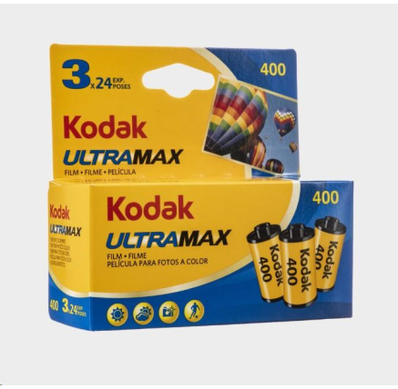 Kodak 135 Ultramax Carded 400-24x3 Kodak 135 Ultramax Carded 400-24x3