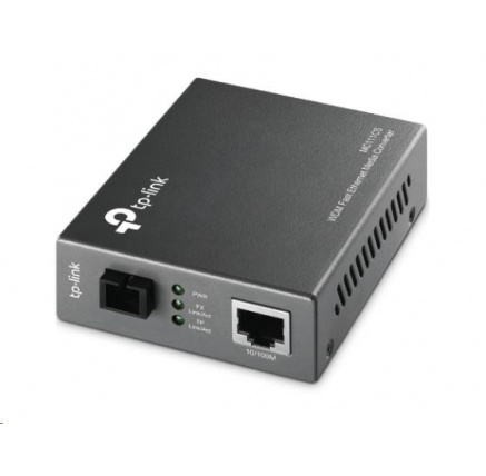 TP-Link MC111CS WDM media konvertor (1x100Mb/s, 1x simplex SC/UPC, SM, 1550/1310nm, 20km)