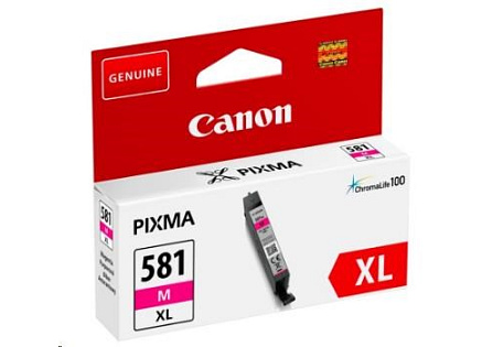 Canon CARTRIDGE PGI-581XL purpurová pro PIXMA TS615x, TS625x, TS635x, TR7550, TS815x (466 str.)