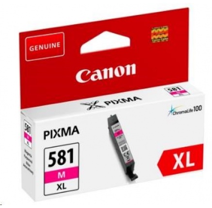 Canon CARTRIDGE PGI-581XL purpurová pro PIXMA TS615x, TS625x, TS635x, TR7550, TS815x (466 str.)