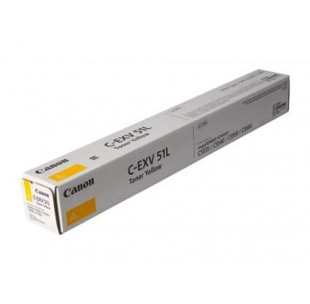 Canon toner iR-C55xx, C57xx yellow (C-EXV51L) (26000 str.) Canon toner iR-C55xx, C57xx yellow (C-EXV51L) (26000 str.)