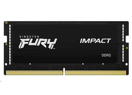 KINGSTON SODIMM DDR5 32GB 4800MT/s CL38 FURY Impact KINGSTON SODIMM DDR5 32GB 4800MT/s CL38 FURY Impact