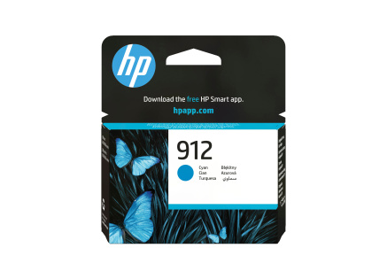 HP 912 Cyan Original Ink Cartridge (315 pages)