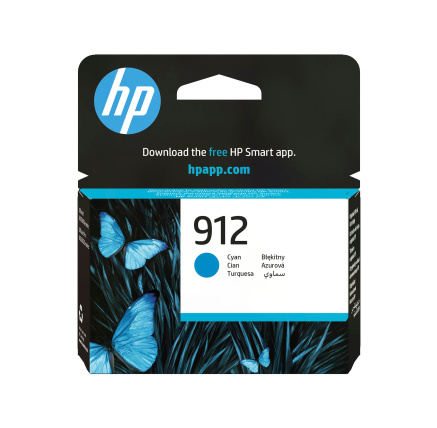 HP 912 Cyan Original Ink Cartridge (315 pages)