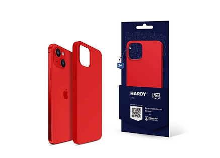 3mk ochranný kryt HARDY Silicone MagCase pro Apple iPhone 14 Plus, Red