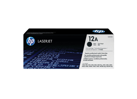 HP 12A Black LJ Toner Cart, Q2612A (2,000 pages)