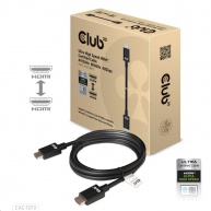 Club3D Kabel Ultra Rychlý HDMI™ Certifikovaný, 4K 120Hz, 8K60Hz, 48Gbps M/M, 3m, 28 AWG