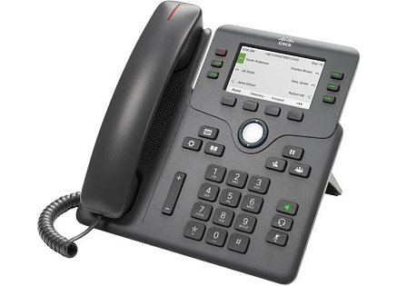 Cisco CP-6871-3PW-CE-K9=, VoIP telefon, 6line, 3,5" LCD, 2x10/100/1000, USB, PoE, MPP, adaptér