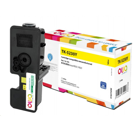 ARMOR toner pro Kyocera ECOSYS M5521, P5021 (TK5230Y), žlutá/yellow, 2200 str ARMOR toner pro Kyocera ECOSYS M5521, P5021 (TK5230Y), žlutá/yellow, 2200 str