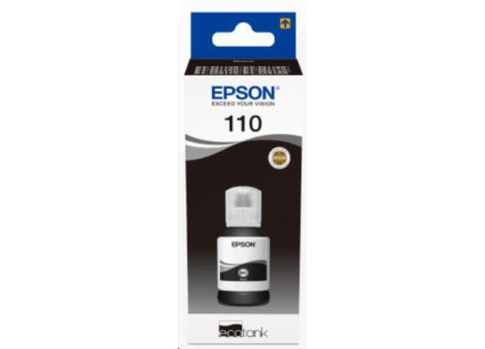 EPSON Ink 110 EcoTank Pigment black ink bottle (6000 stran)