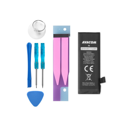 AVACOM baterie pro Apple iPhone 5s / 5c - vysokokapacitní, Li-Ion 3,8V 2010mAh (náhrada 616-0718) AVACOM baterie pro Apple iPhone 5s / 5c - vysokokapacitní, Li-Ion 3,8V 2010mAh (náhrada 616-0718)