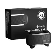 Tractive DOG 6 XL – Chytrý GPS lokátor pro psy se sledováním životních funkcí a zdravotními upozorněními, černý