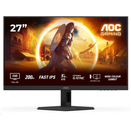 AOC MT 27" 27G4HRE - 1920x1080,IPS,200Hz,HDR10,2xHDMI,1xDP,Repro