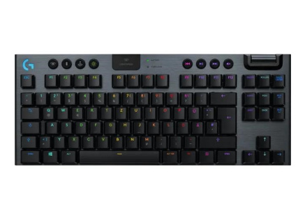 Logitech Mechanical Gaming Keyboard G915 TKL Tenkeyless LIGHTSPEED Wireless RGB - Linear - CARBON - US INT'L