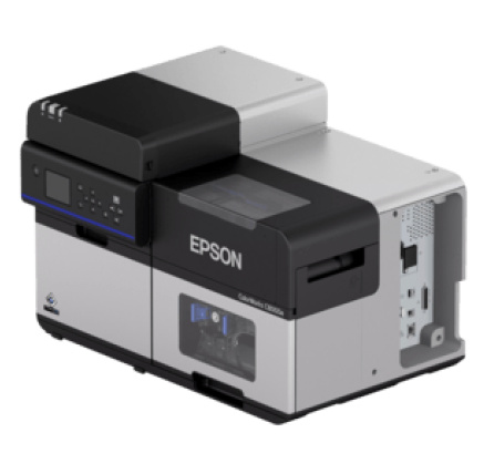 Epson ColorWorks C8000e, cutter, disp., USB, Ethernet, kit (USB), black, grey