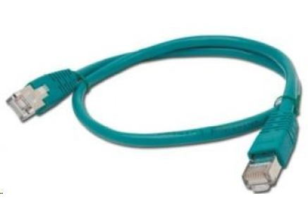GEMBIRD kabel patchcord CAT6 stíněný FTP 3m, zelený