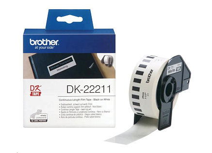 BROTHER DK-22211 bílá filmová role 29mm x 15,24m BROTHER DK-22211 bílá filmová role 29mm x 15,24m