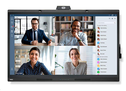 SHARP/NEC LFD 55" MultiSync WD551, 3840x2160, 400cd, 16/7, 1xHDMI, 2xUSB-C, RS232, microphone,camera and room sensors