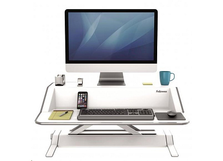 Pracovní stanice Fellowes Sit-Stand Lotus bílá Pracovní stanice Fellowes Sit-Stand Lotus bílá