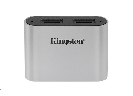 Kingston čtečka karet, USB3.2 Gen1 Workflow Dual-Slot microSDHC/SDXC UHS-II Card Reader čtečka karet Kingston čtečka karet, USB3.2 Gen1 Workflow Dual-Slot microSDHC/SDXC UHS-II Card Reader čtečka karet