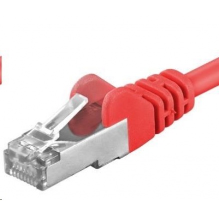 PREMIUMCORD Patch kabel CAT6a S-FTP, RJ45-RJ45, AWG 26/7 10m červená PREMIUMCORD Patch kabel CAT6a S-FTP, RJ45-RJ45, AWG 26/7 10m červená