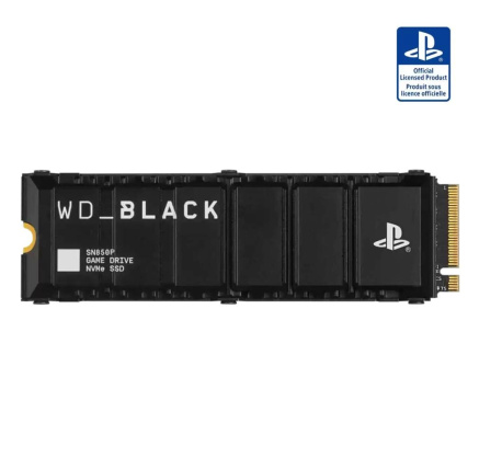 WD BLACK SSD NVMe 8TB PCIe SN850P pro PS5, Gen4, (R:7200, W:6600MB/s), Chladič