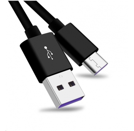 PremiumCord Kabel USB 3.1 C/M - USB 2.0 A/M, Super fast charging 5A, černá, 1m PremiumCord Kabel USB 3.1 C/M - USB 2.0 A/M, Super fast charging 5A, černá, 1m