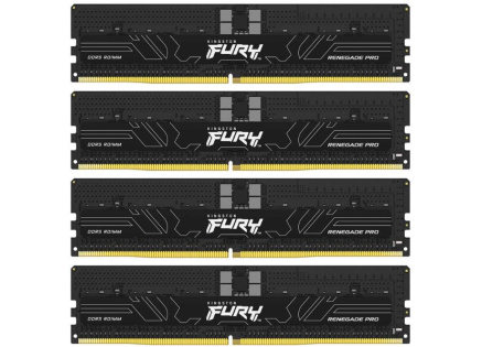 KINGSTON DIMM DDR5 64GB (Kit of 4) 5600MT/s CL36 FURY Renegade Pro ECC Reg PnP KINGSTON DIMM DDR5 64GB (Kit of 4) 5600MT/s CL36 FURY Renegade Pro ECC Reg PnP