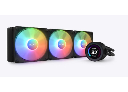 NZXT vodní chladič Kraken 360 ELITE RGB / 3x120mm RGB fan / LCD disp. / 6 let / LGA1851 / AM5