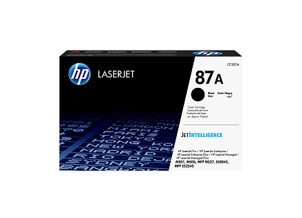 HP 87A Black LJ Toner Cart, CF287A (8,550 pages) HP 87A Black LJ Toner Cart, CF287A (8,550 pages)